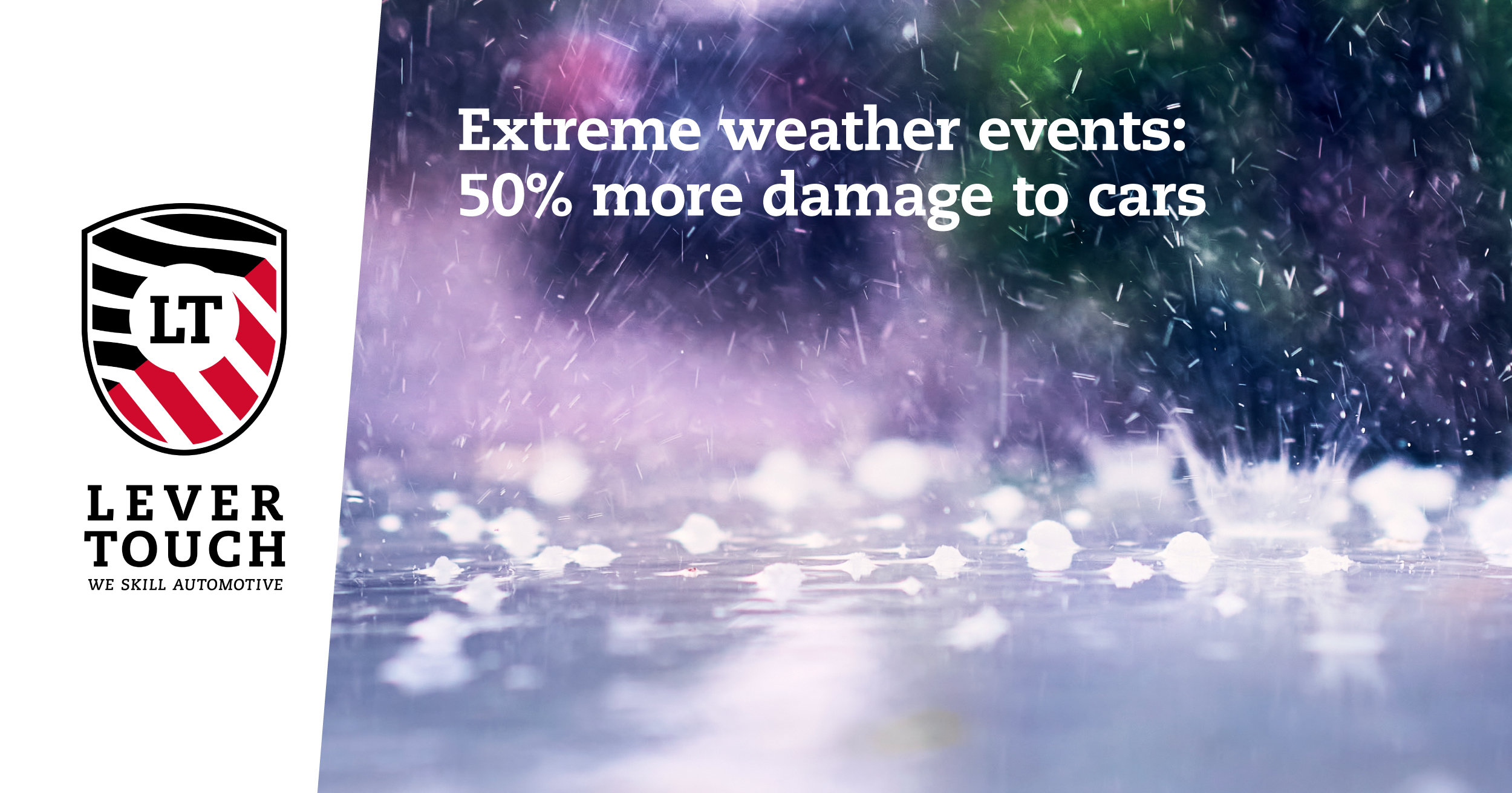 Extreme weather events: 50% more damage to cars